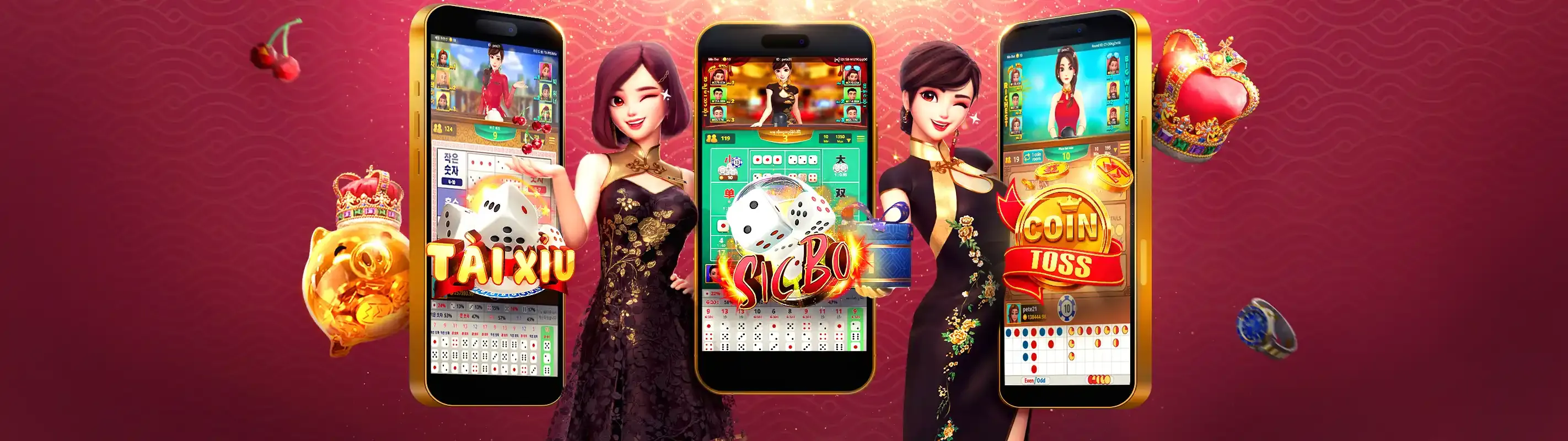 Hình ảnh các trò chơi cá cược thể thao, casino trực tuyến và nổ hũ trên acb8